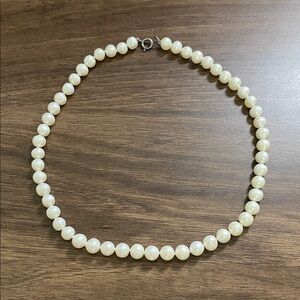 Handmade Freshwater Pearl Strand White Necklace